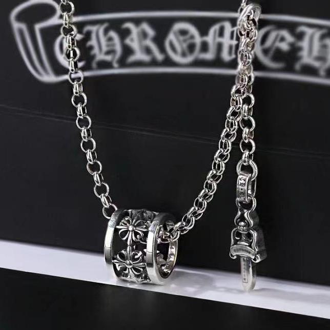 Chic Retro Cross Sword Pendant Necklace for Couples - Unisex Fashion Accessory