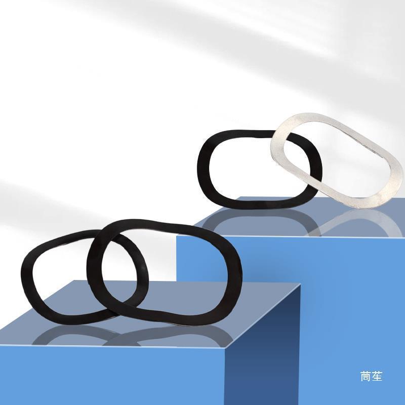 65 Manganese Steel Wave Washer, GB955 Elastic Gasket, JB7590 Three-Wave Spring Washer 8*13*0.3(200 pcs) 65Mn three waves