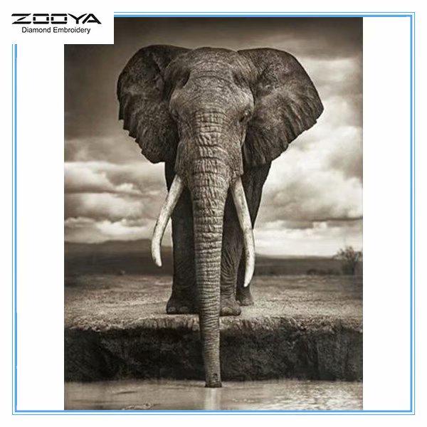 

ZOOYA DIY 3D Алмазная вышивка Слон Крест Стежок Домашний декор