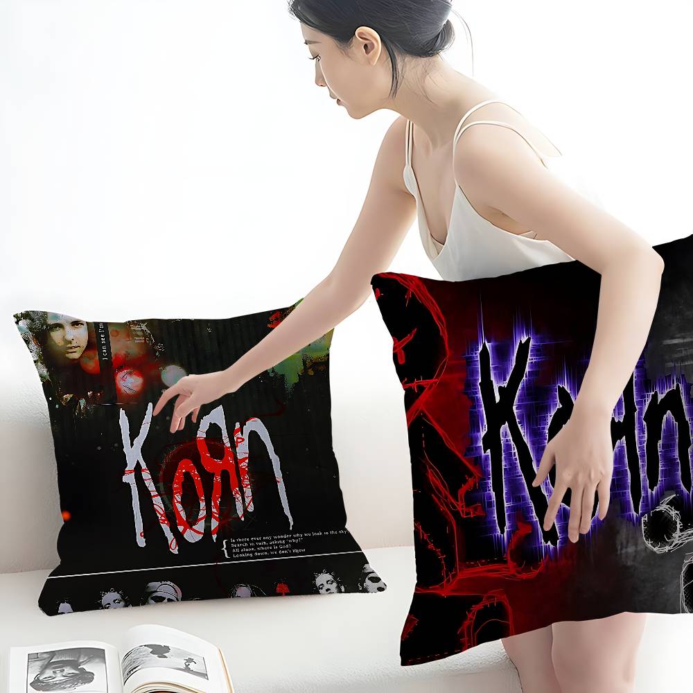 Rock Band K-Korn Kissen Geschenk Home Office Dekoration Kissen Schlafzimmer Sofa Auto Kissenbezug Kissenhülle