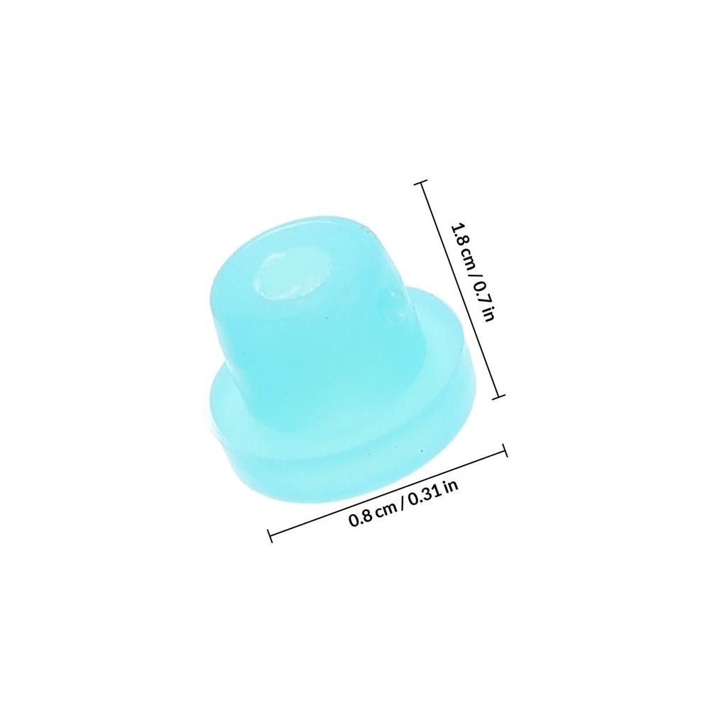 100Pcs Grommets Silicone Pin Cushion Coil Machine Accessory Armature Bar Stabilizer Vibration Absorbing Consumable