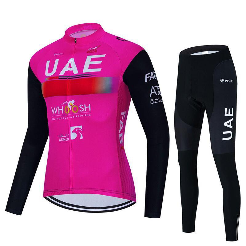 Mens Long Sleeve Cycling Jersey Bib Shorts Set Mountain Bike Riding