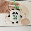 Adorable Panda Plush Keychain Cute Short Plush Doll Bag Charm Gift Item