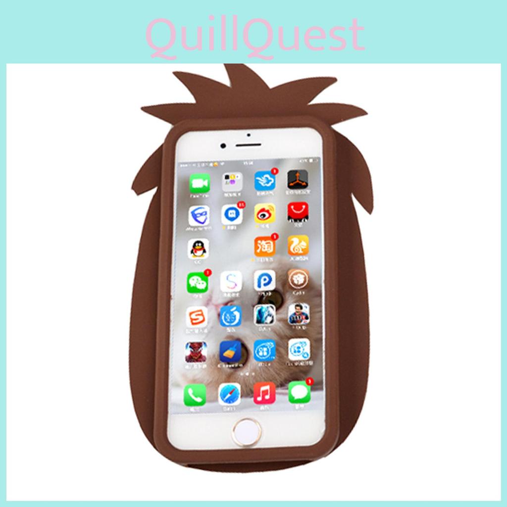 Unicorn Soft Silicone Phone Shell For Iphone 7 8 With Animal Embellishment And Custom Support