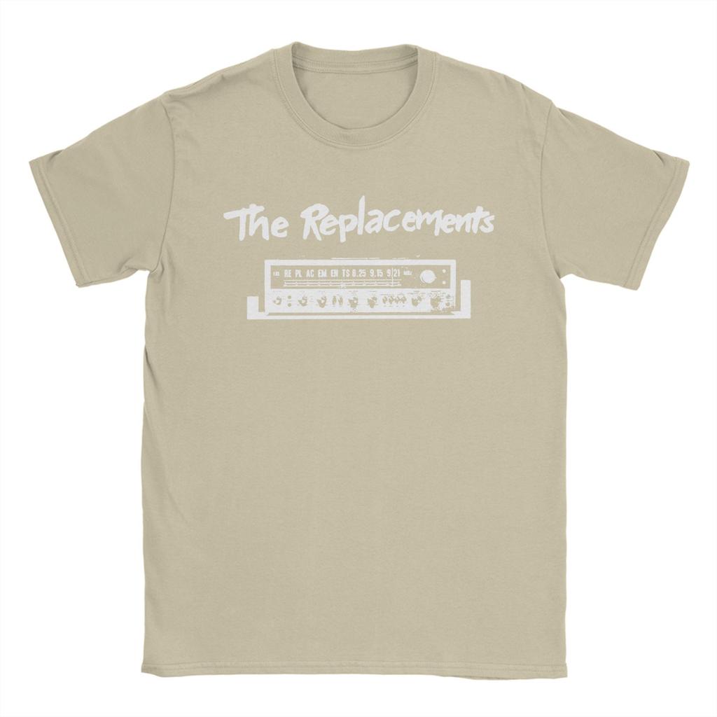 The Replacements T Shirt Men Pure Cotton Leisure T-Shirts Round Collar  Tee Shirt Short Sleeve Clothing Summer