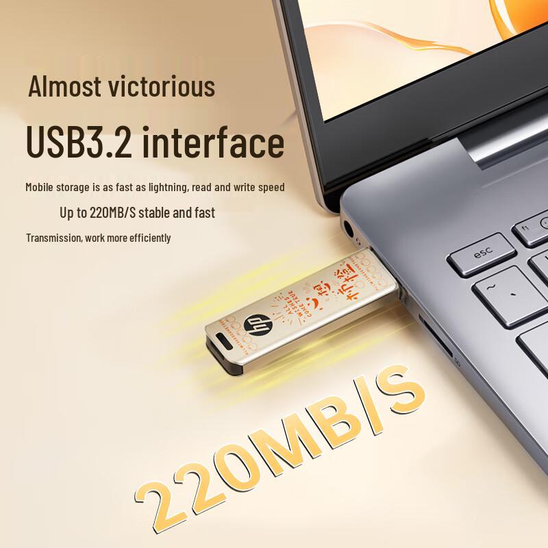 HP USB 3.2 High-Speed Dual-Interface Flash Drive