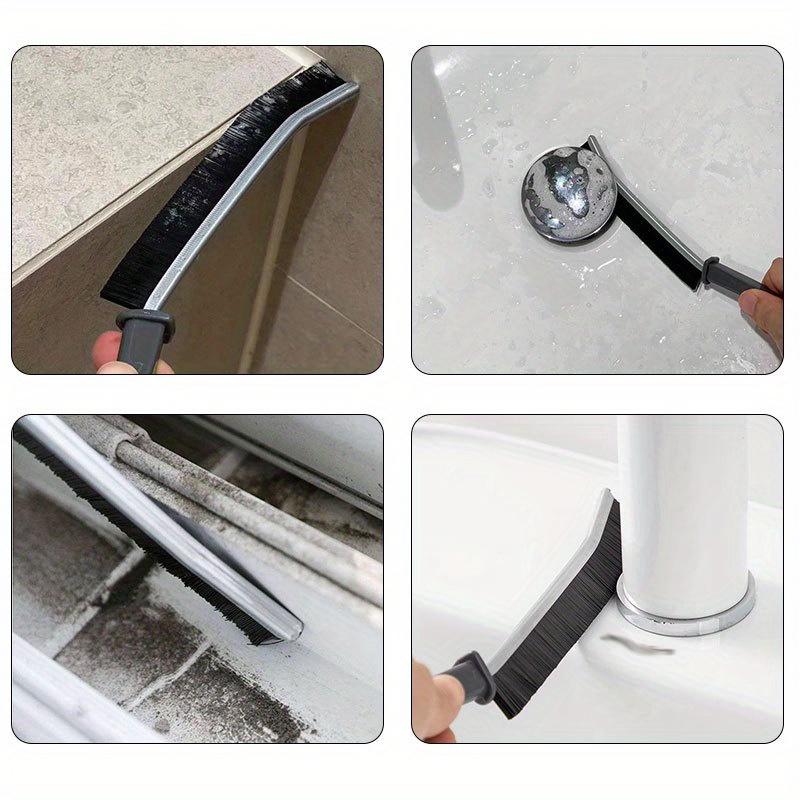 3PCS Multi-purpose Gap Cleaning Brush Set Suitable for Bathroom, Toilet and Kitchen, Hard Brush for Cleaning Sinks, Drain Pipes and Tiles