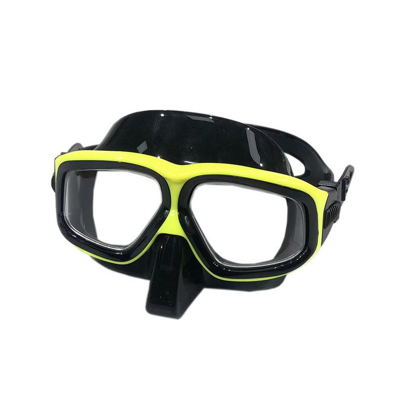 Free Anti-fog Diving Goggles Transparent Silicone Snorkeling Mask