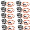 1/6/10/20 Pcs MG90S Servo All Metal Gear 9g Upgraded Version For Helicopter Plane Boat Car MG90 9G Trex 450 RC Robot DIY