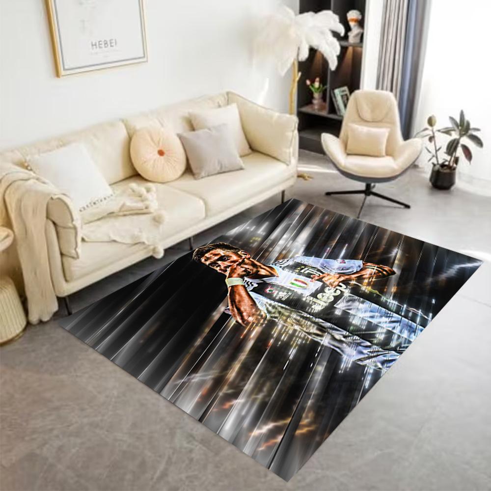 Juventus Celebration Moment Floor Mat Design for Kitchen Decorate Room Dormitory Study Room Anti-slip Rug Office Home Decor Wedding Party Gift