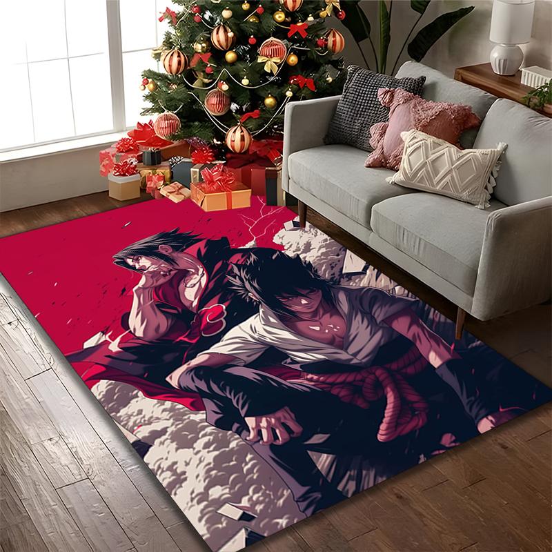 [naruto Printed Carpet] Durable Home and Office Area Rug, Kitchen Farmhouse Decorative Floor Mat