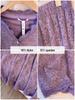 Plus Size Women's Elegant Purple Lace Top & Skirt Set for Spring/Autumn (130-300 Jin)