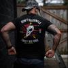 Unisex Graphic T Shirt Combat Tactical Co Crow Skull Cross Rifle Double Side Print Dont Go Gently Trust No One Slogan