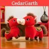 Pony Year Of The Horse Plush Toy With Pp Cotton Filling For Lunar New Year Gift