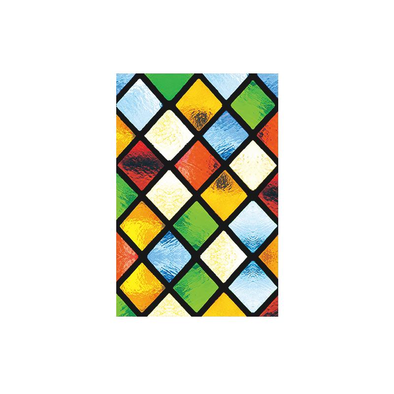 

Индивидуальные цветные наклейки на стекло в европейском стиле для церкви, матовая оконная пленка, антибликовые наклейки на окна в ванной комнате, бумага 45x120cm