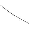 A74E-600 X Thin Black Cable Tidy Ties Zip Ties Cord Strap Wrap 200Mm X 3Mm