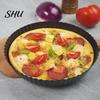 Pizza Tray Easy to Demould High Hardness Wave Edge Design Cake Pan Carbon Steel Round Pastry Baking Home Supplies