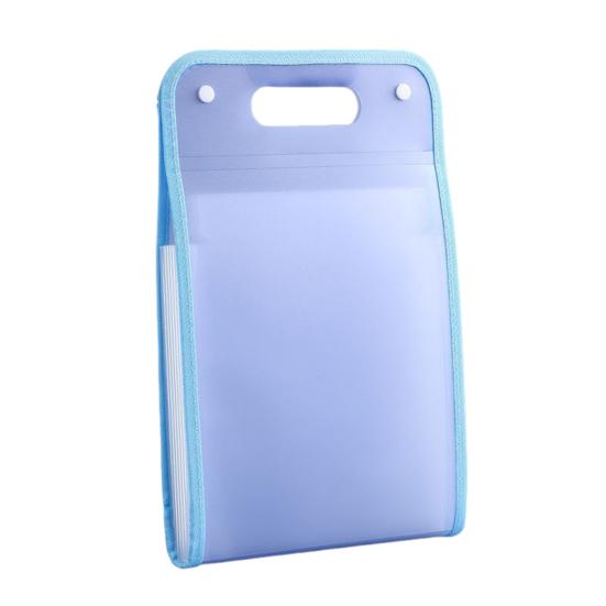 File Folder with Handle Large Capacity Portable Document Holder Waterproof