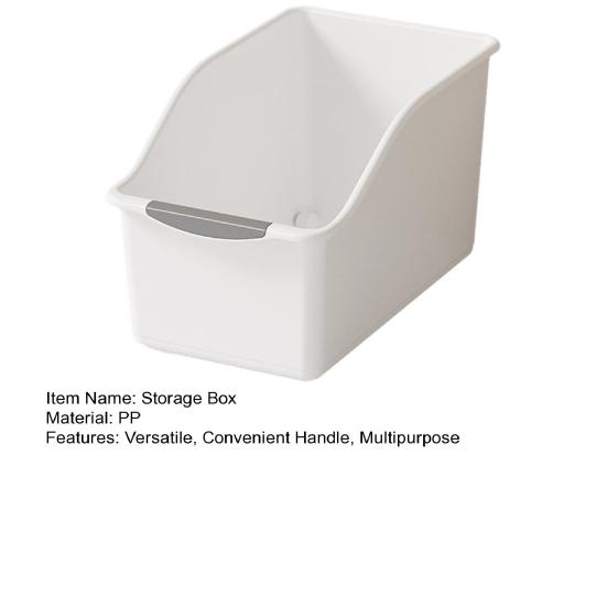 Kitchen Counter Organizer Condiment Bottles Storage Box Spice Jars Holder Storage Bin with Handle for Canned Food Snacks Pantry Shelves Organization