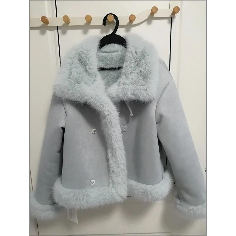 Winter  Comfortable Oversized Coat with Fleece  Warmth and Versatile Outerwear Jacket