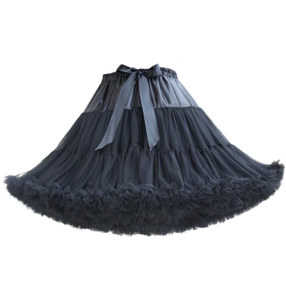 Mesh Lolita Petticoat Multilayer Cosplay Crinoline Underskirt Fashion Petticoats for Wedding  Girls