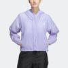 Adidas WX AOP WB Printed Zip Hoodie Jacket Women Jackets Purple HF2479