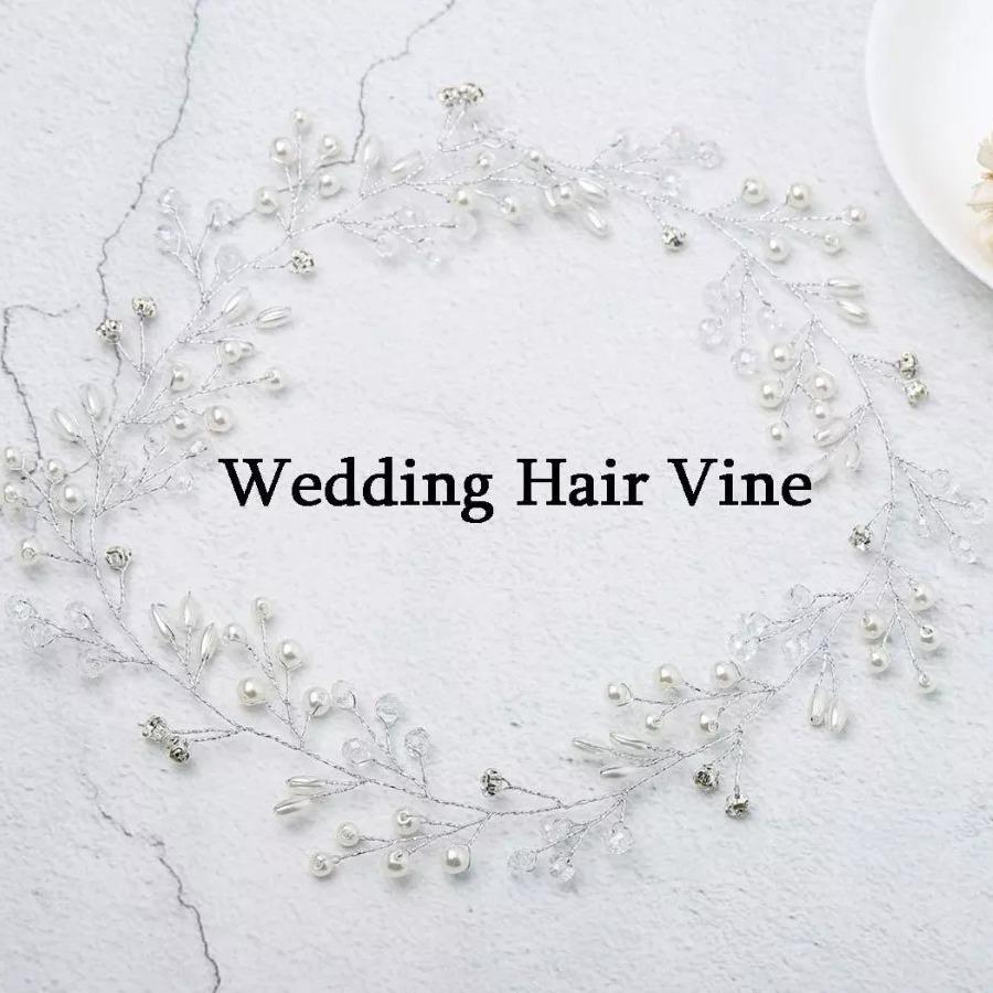 Bridal Headdress Handmade Pearl Hair Vine - 0.5/1.5m Beaded Headband