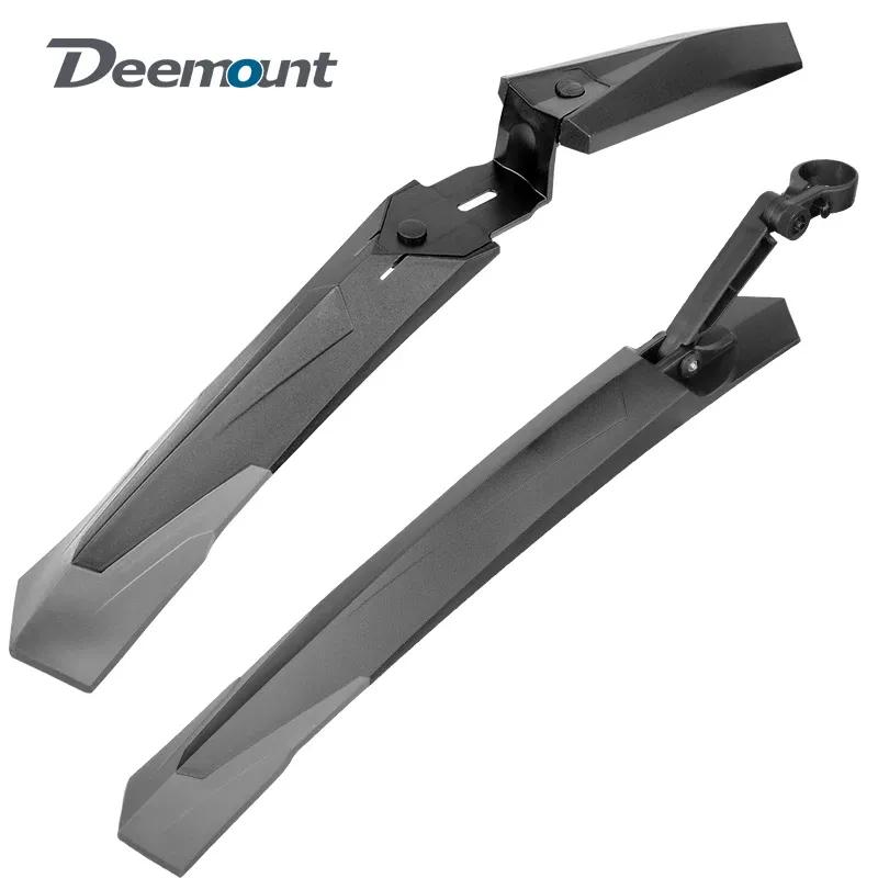Deemount 1 Pair New Bicycle Mudguard Mountain 26 27.5 29 inch Bike Mud Wings Front/Rear Fender Quick Mount 27.2-34.9mm Seatpost