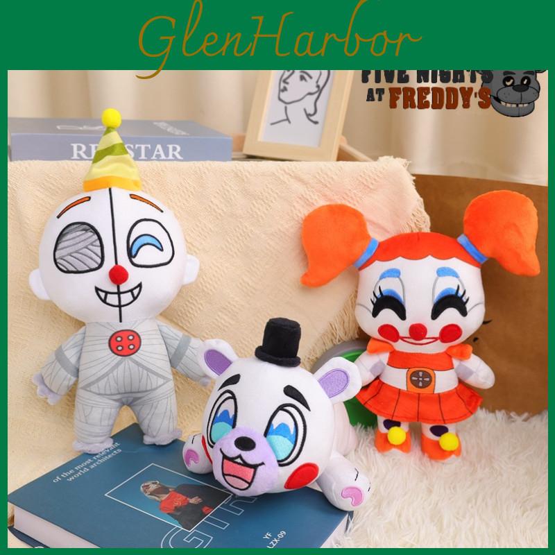 Fnaf Plush Toy Bear Night Game Clown Girl Stuffed Toy By Jili 25cm, Short Plush, Customizable