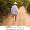 1pc Waterproof Drawstring Double Layer Drawstring Bag Drawstring Travel Bag Cartoon Socks Underwear Dirty Clothes Storage