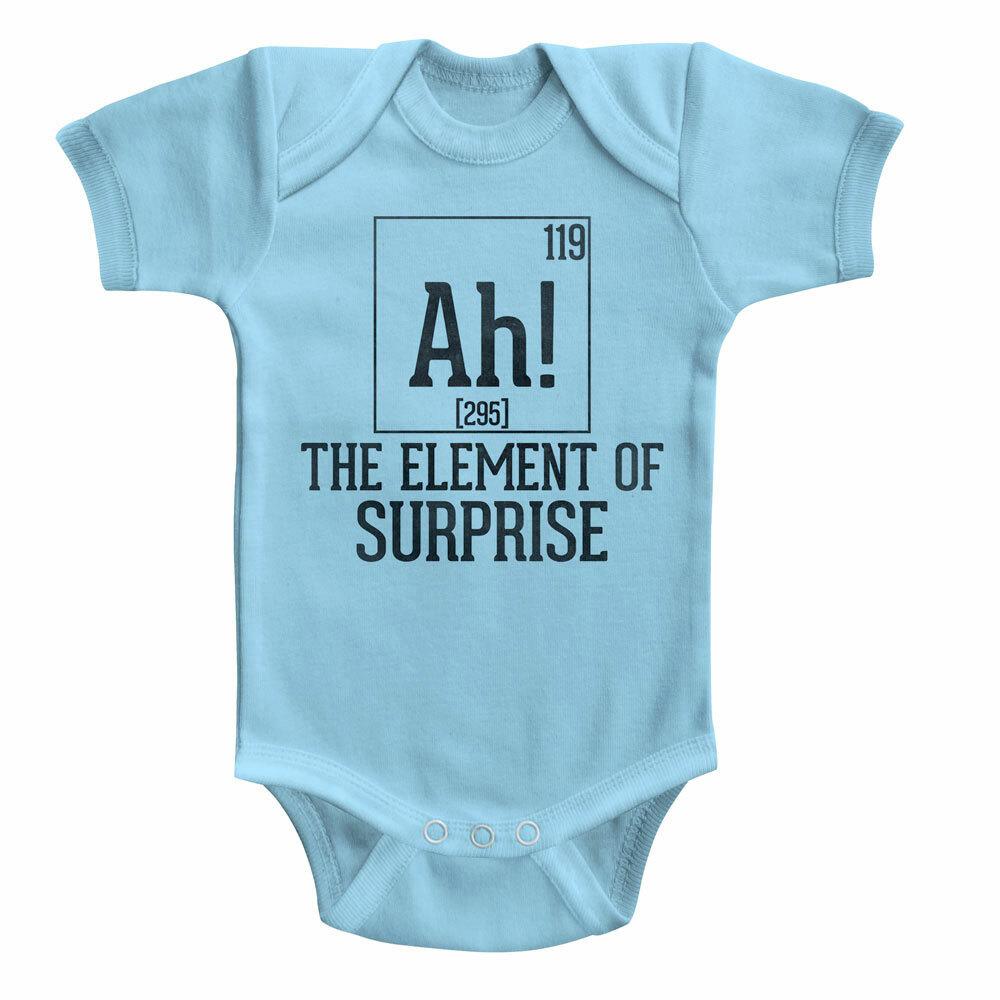 Nerd Society Ah Element of Surprise Baby Body Suit Sceince Geek Infant Romper XXXL