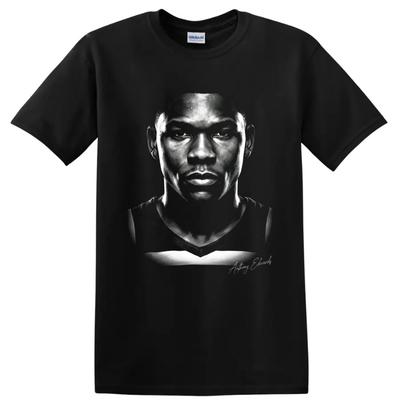 Anthony Edwards Basketball Player Portrait Graphic T Shirt Sports Fan Tee Gift
