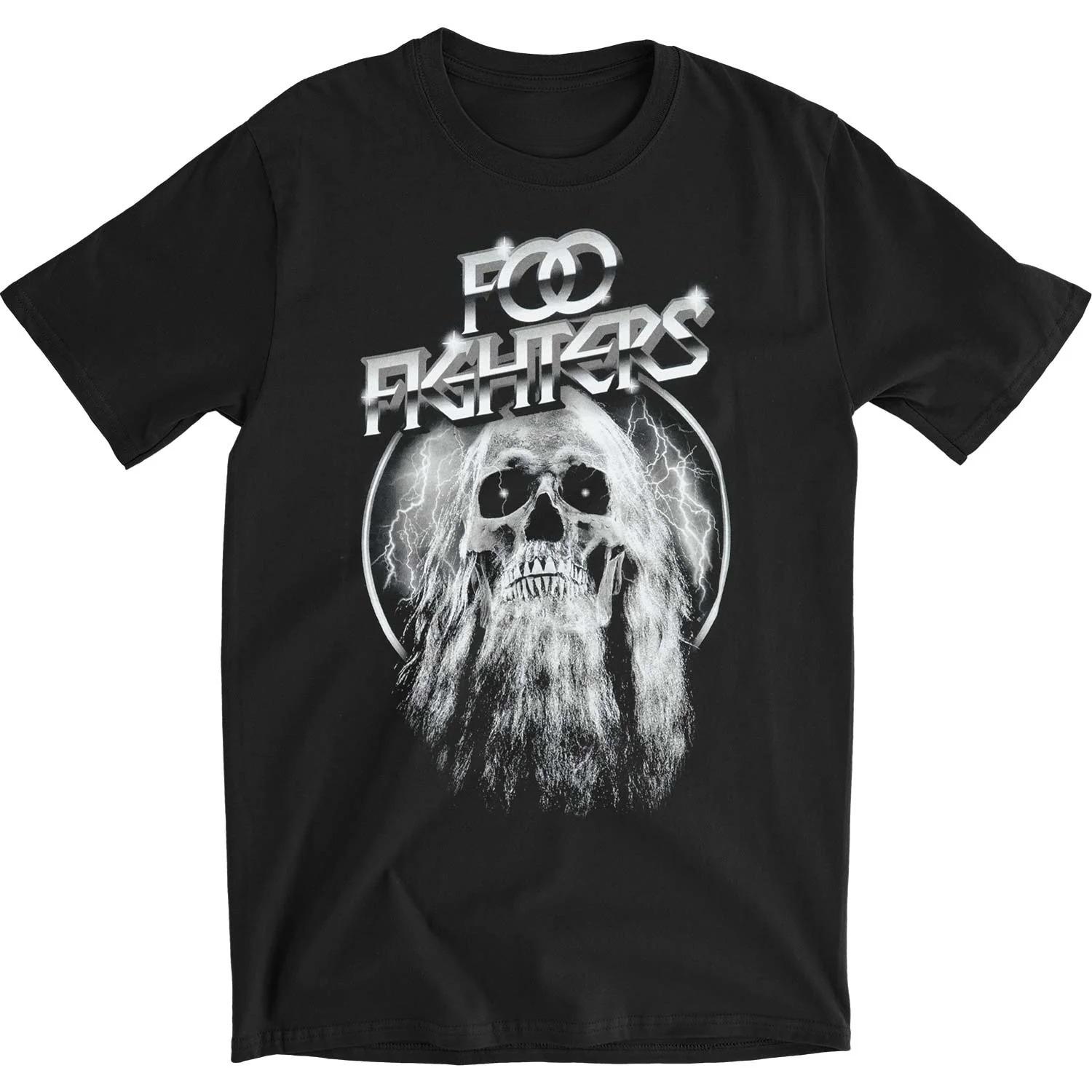 Foo Fighters Bearded Skull Slim Fit T-shirt High-end Luxury Is for Both Men and Women Top Y2k 2026 Summer 4XL