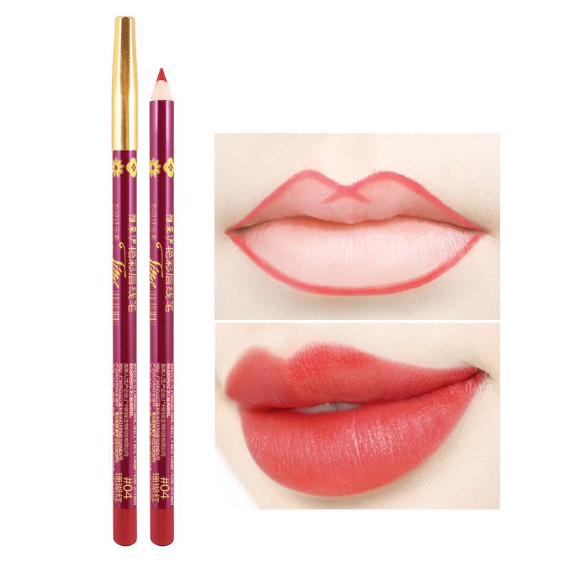 Yalaiyi 13-Farben Matter Lipliner-Stift: Wasserfest & Vielseitig für Lippen und Augen