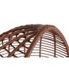 Garden Chair DKD Home Decor 90 X 65 X 151 Cm Metal Terracotta Synthetic Rattan