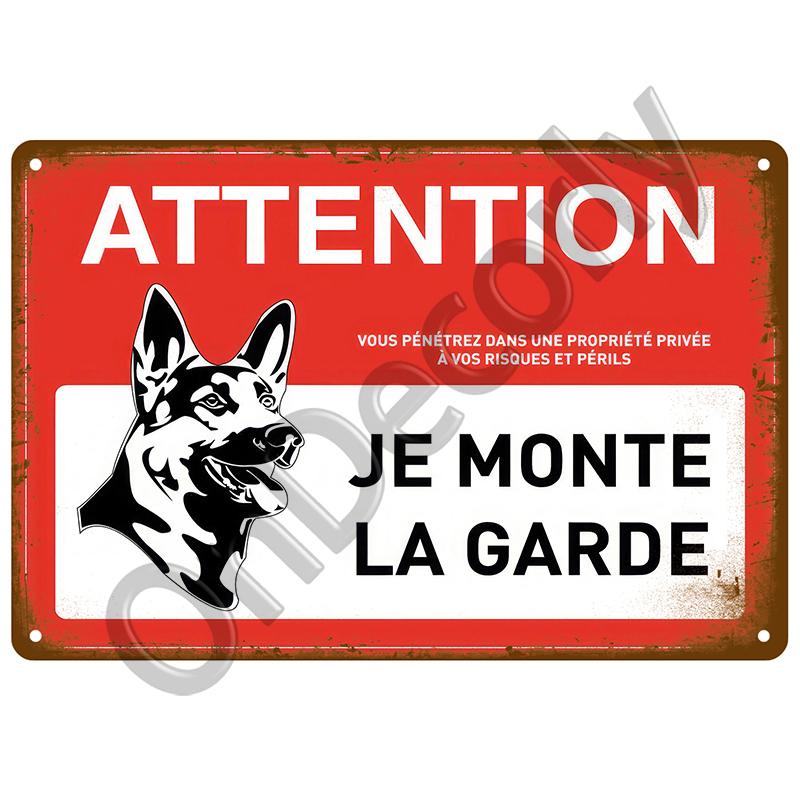 Tin Signs Plate Home Wall Decor Beware Metal Signs Vintage Plaque Warning Danger For Bar Club Man Cave Art Painting Poster Gift