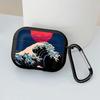 Cartoon Ocean Tsunami Case For Airpods 1 2 Pro2 4 Pro3 Pro 3 Earphone Cases Cover