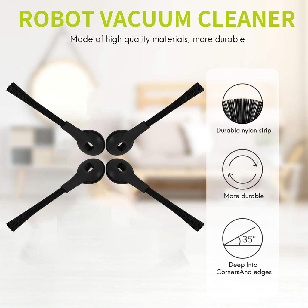 BHBL 6 Pack Side Brushes Compatible with Iq Robot R101Ae,Rv1001Ae,Rv1000 Vacuums,Sweeping Robot Accessories