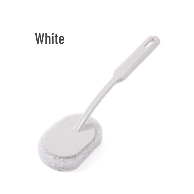 

Скребок для ванной с длинной ручкой: Губка и щетка для стен, ванн и полов белый