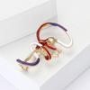 Personalized Fashion Alloy Enamel Gymnastics Girl Brooch Creative Versatile Women'S Clothing Corsage Jewelry Pin