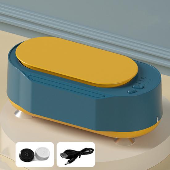 Limpiador ultrasónico de joyas con 3 modos de tiempo, máquina de limpieza multifuncional de gran capacidad, alta frecuencia, 45KHz, 15W