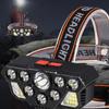 8 Safety Lights Head Light Multi-Angle Adjustment Strong Light LED Headlamp Mode Switchable Super Bright Night Fishing Headlight