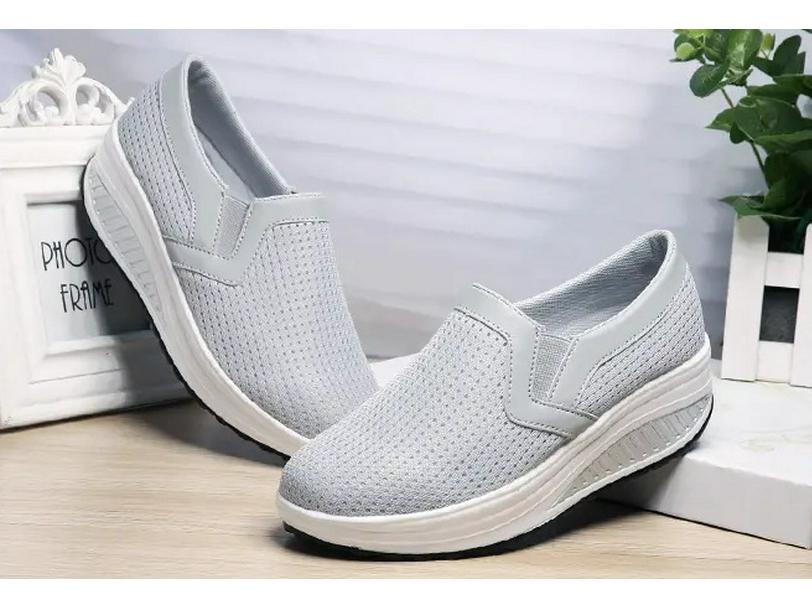 2025wish Сетчатые женские весенне-летние лоферы на платформе - Большой размер, Рокерский стиль, Размеры 42-43 36