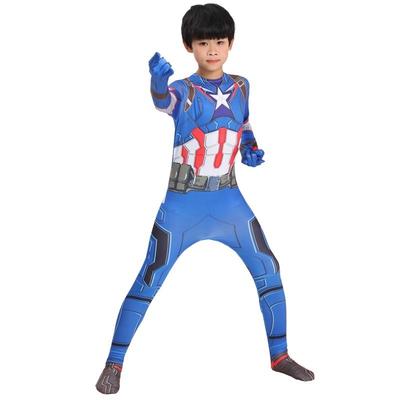 Halloween Costume Captain Costume Onesie Children Spoof Show Costume Props Spiderman