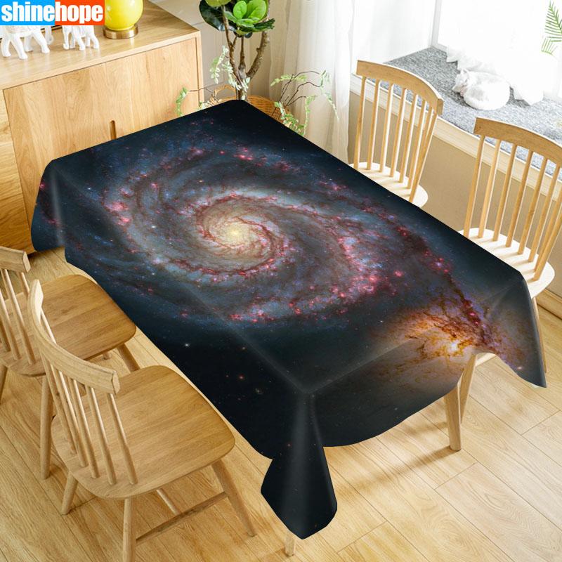 Galaxy Tafelkleed Oxford Print Waterdicht Oliebestendig Huis Rechthoekig Feest Tafelkleed 100X140cm/140X250cm 70x120cm
