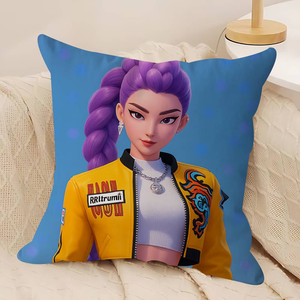 KPop Demon Hunters Personalized Pillow Dust Cover Bedroom Kids Party Decoration Pillowcase Birthday Children Gift