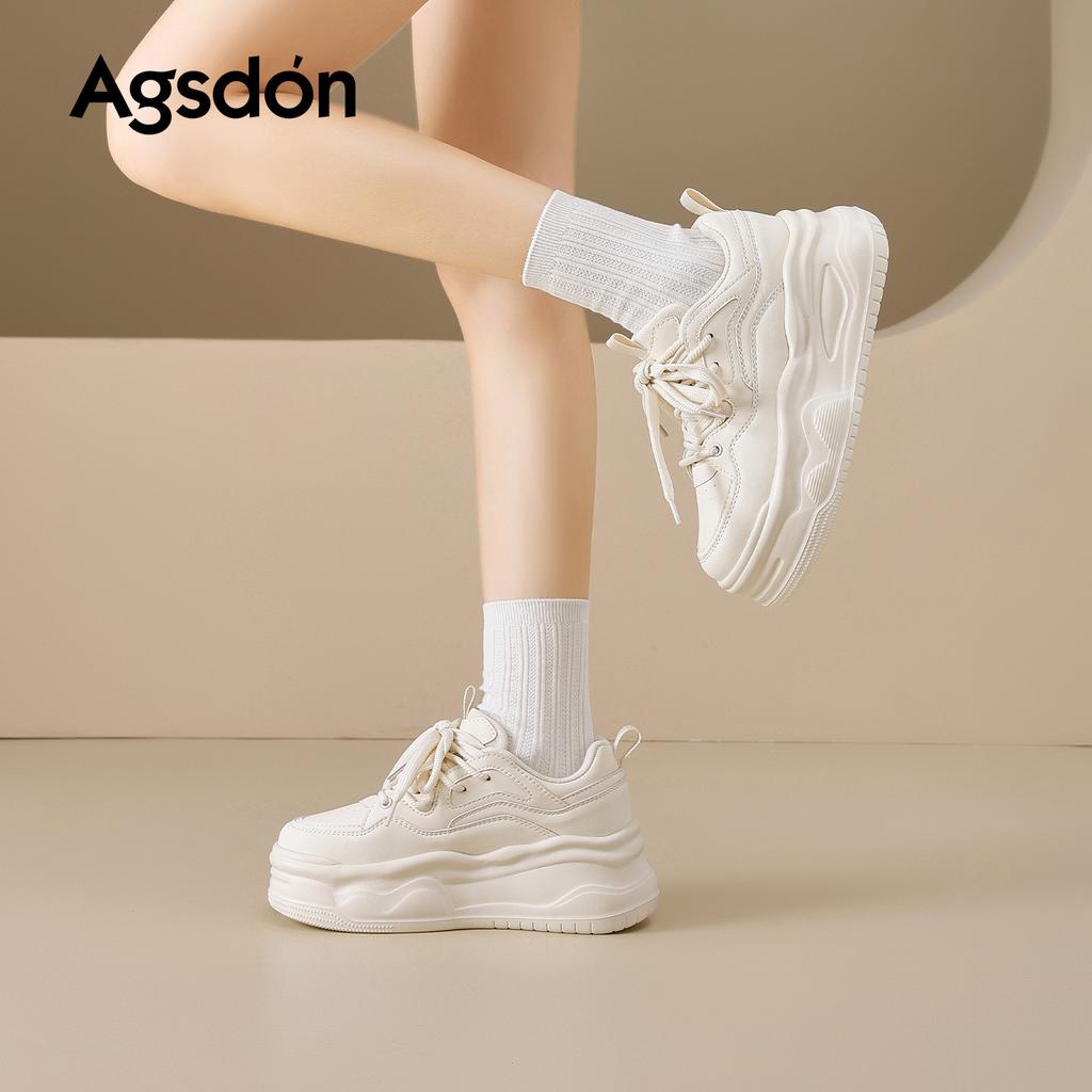 Augustine platform new spring tall small casual board shoes muffin sports shoes
