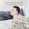 Single Layer Infant Hooded Towel Wrap Blanket Soft Texture Baby Swaddle Cloth  Newborn Care