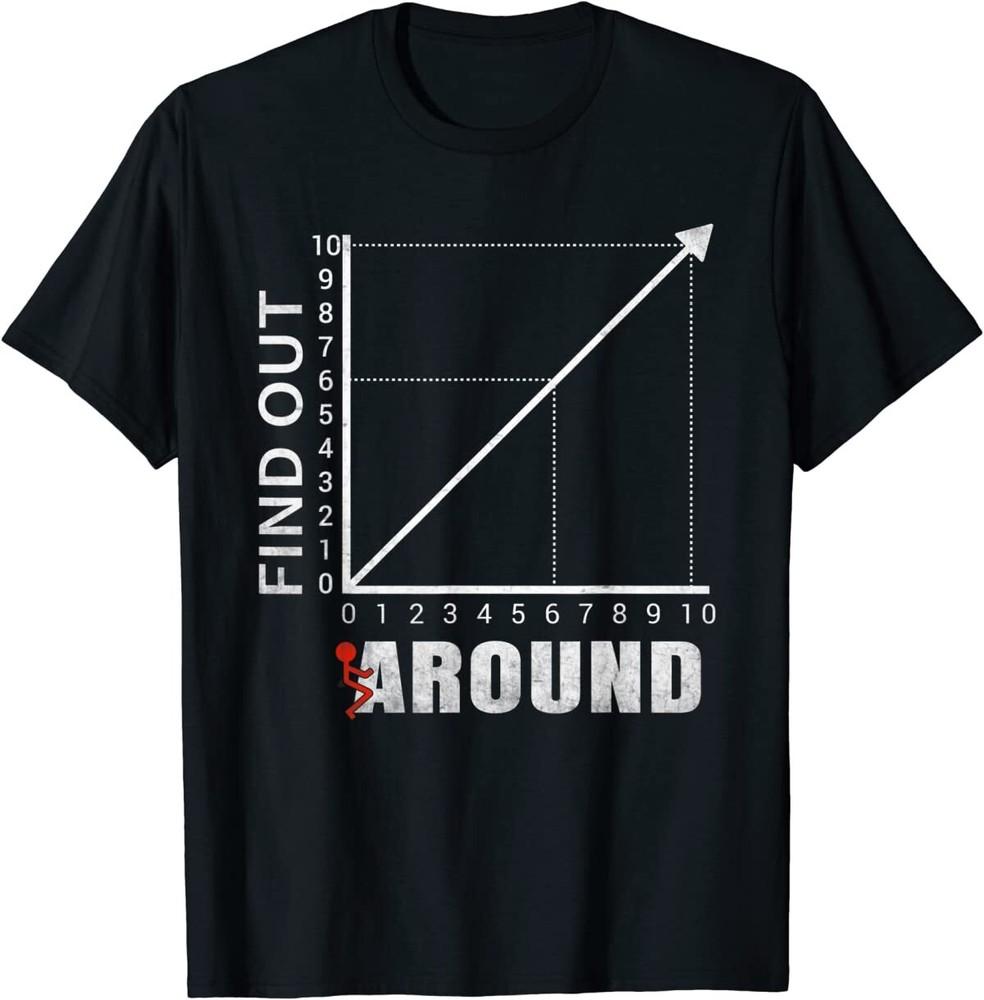 

Funk Around And Find Out Funny Graph Chart Joke Math T-Shirt Unisex T-Shirt XL