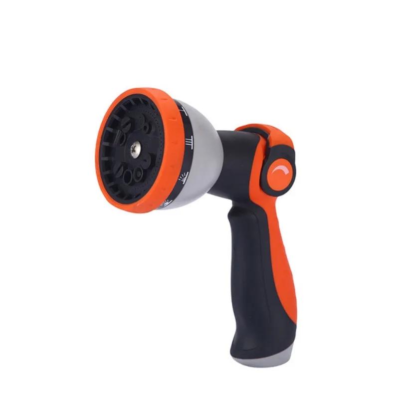 

75 футов садовый шланг из нержавеющей стали металлический шланг для воды патио открытый автофургон автомобильный шланг для мытья поливочный пистолет шланг садовые принадлежности оранжевый